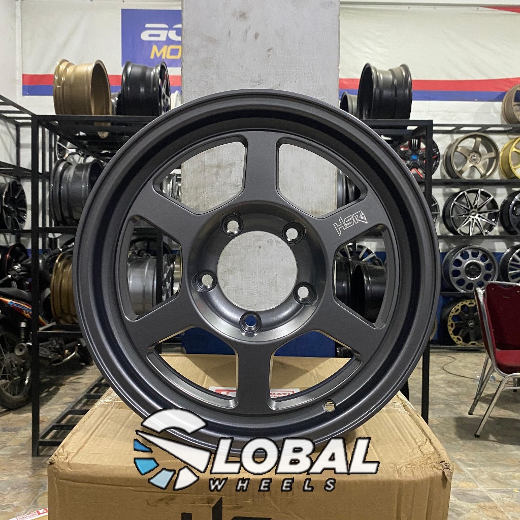 Velg Mobil HSR Tokyo R16 Bestfor Jimny Katana Feroza Escudo Vitara Sidekick Dll