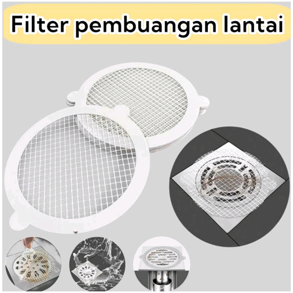 Stiker Saringan Pelindung Lubang Pembuangan Air Kamar Mandi Wastafel Cuci Piring