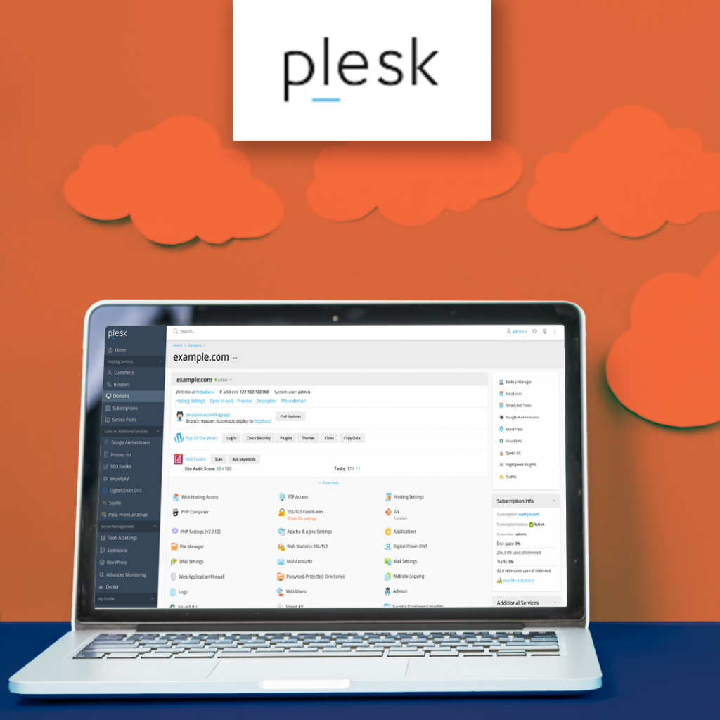 Lisensi Plesk (VPS - LINUX) Tahunan