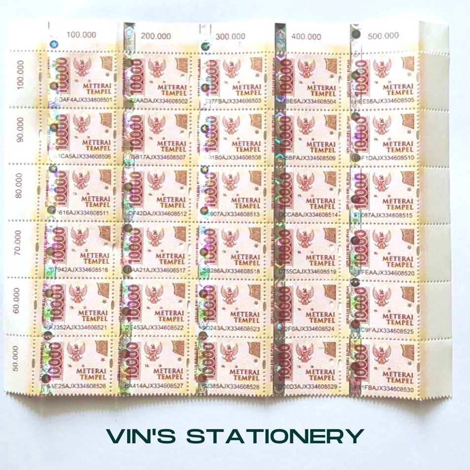 

Hadir Hari Ini ORIGINAL MATERAI 1 RIBU1