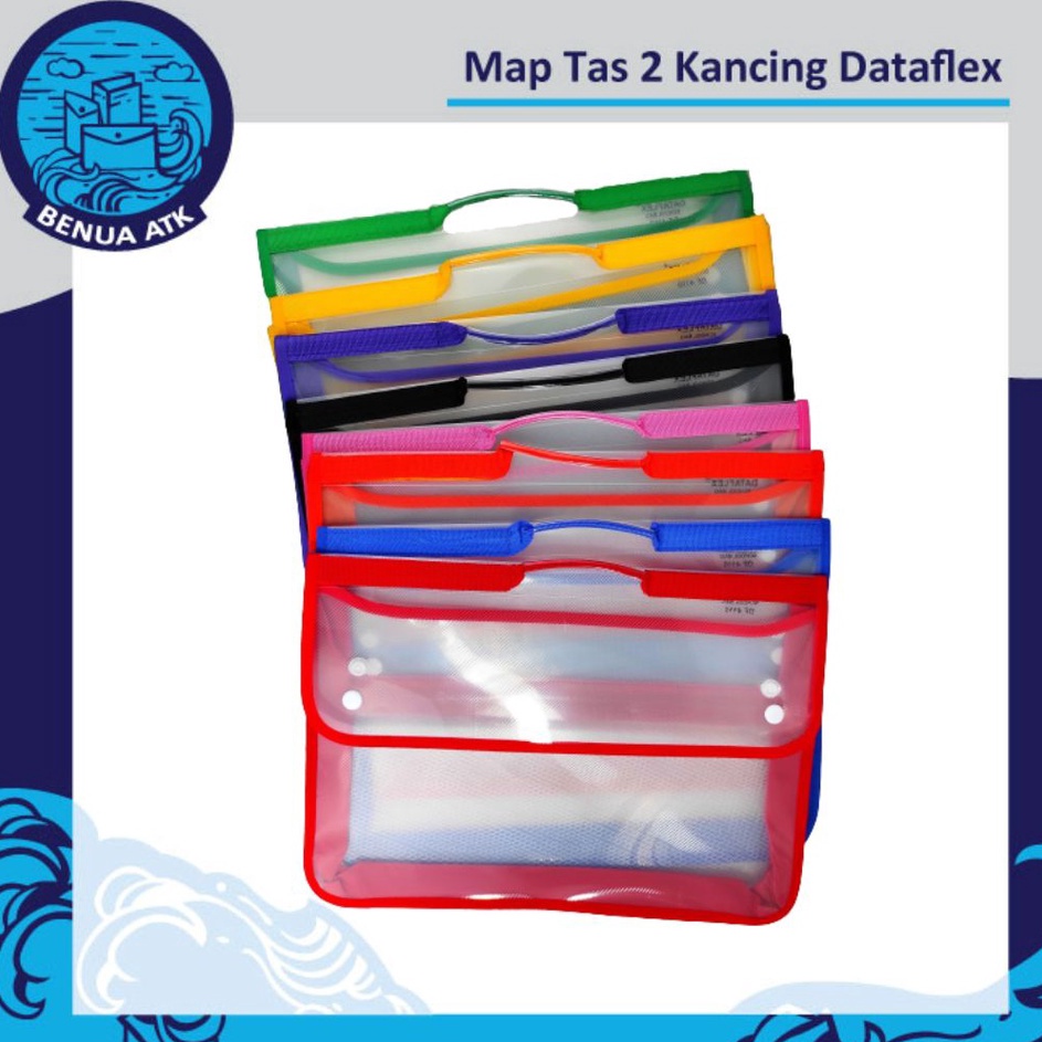 

Super Irit Map Plastik Tas 2 Kancing School Bag Folio Dataflex DF311