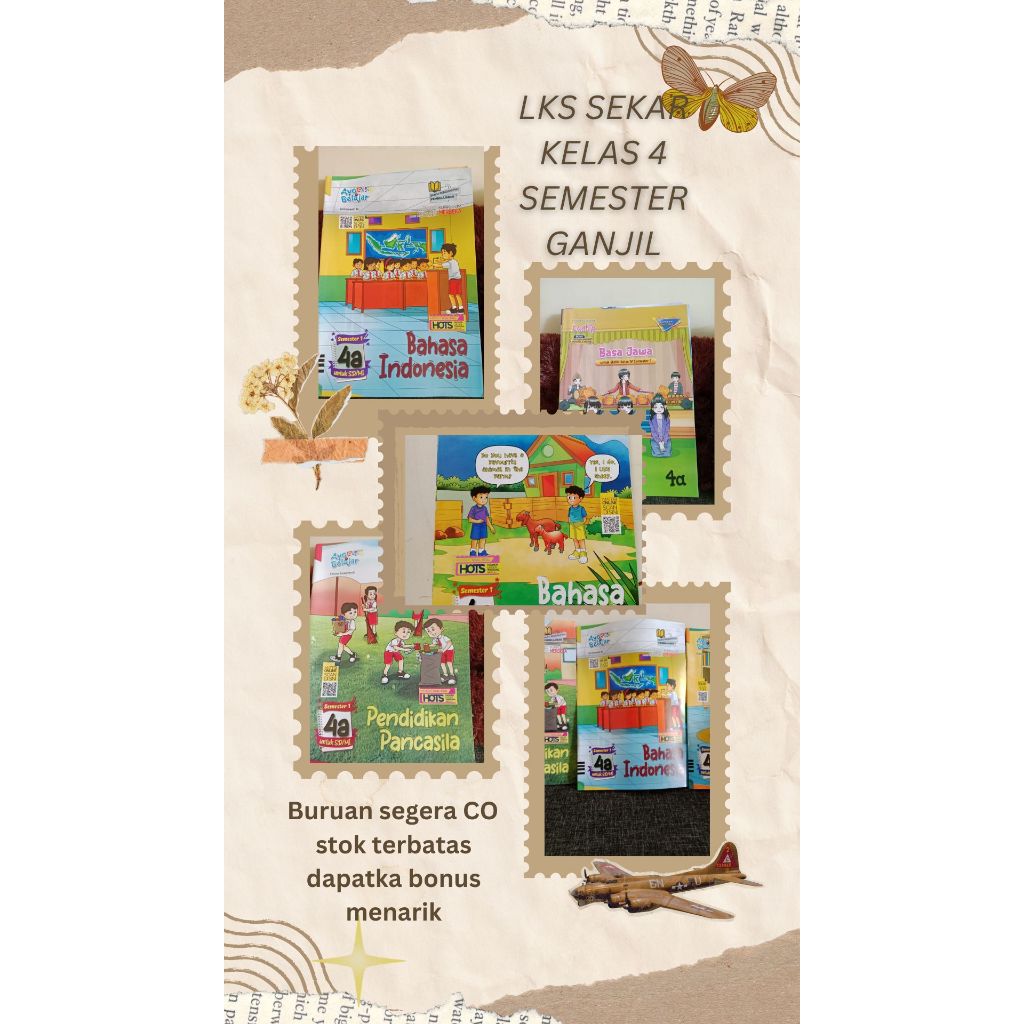 LKS SEKAR KELAS 4 SEMESTER GANJIL 2024-PUSTAKA GRAHA-KURMER