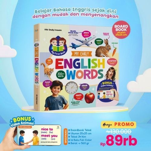 My First Book My Early English Words word my first words book Ziyadbooks english book for kids