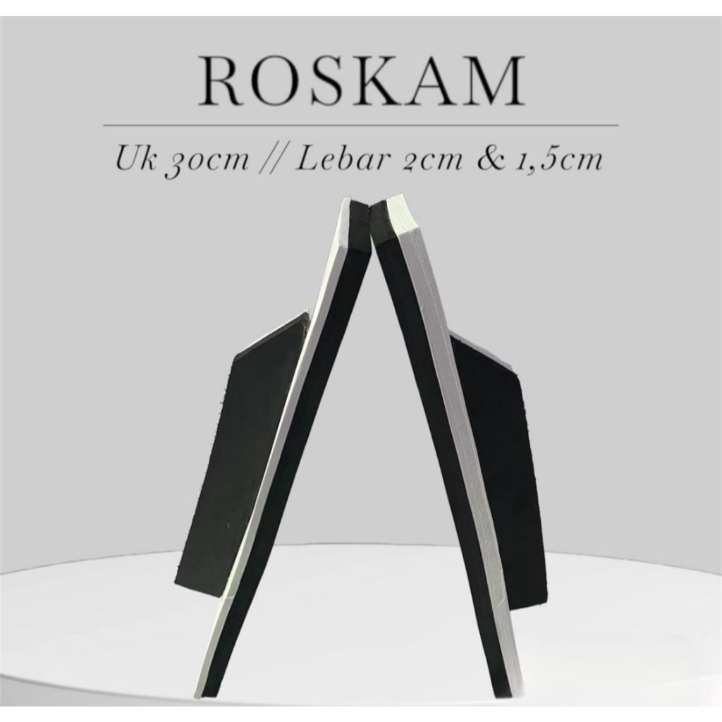 ROSKAM KARET SPON UK 30CM PENGHALUS ACIAN PENGGOSOK ACIAN ROSKAM