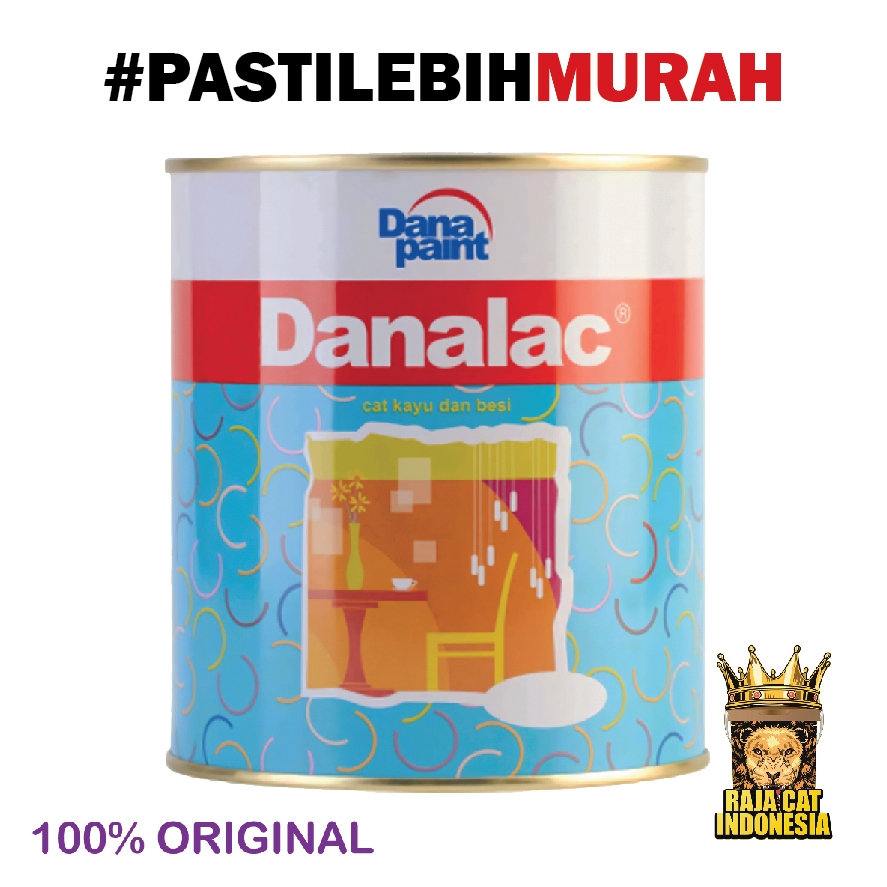 CAT MINYAK KAYU DAN BESI | DANALAC 1 KG | KEMASAN KALENG