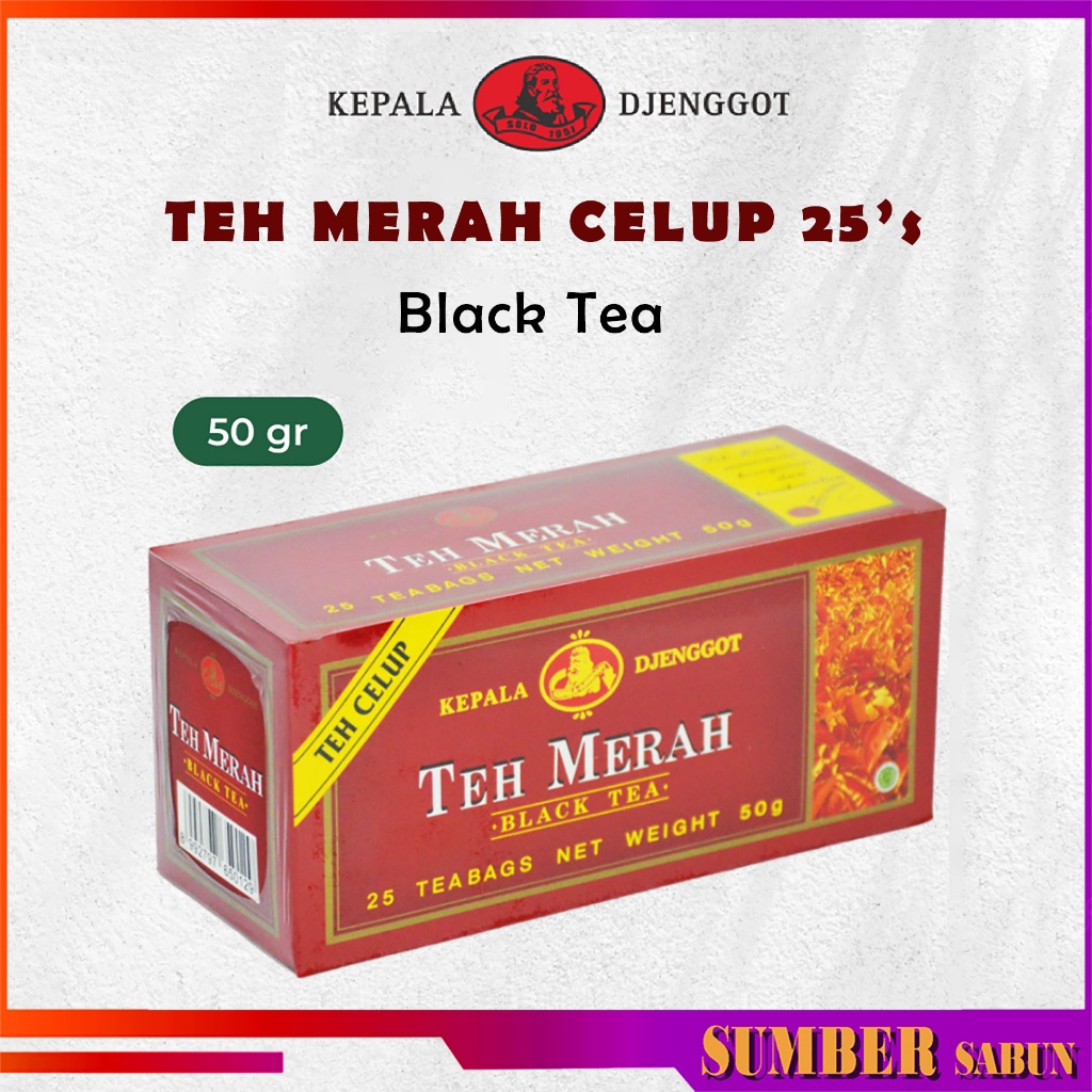 

Kepala Djenggot Teh Merah Celup 50gr Minuman Teh Celup