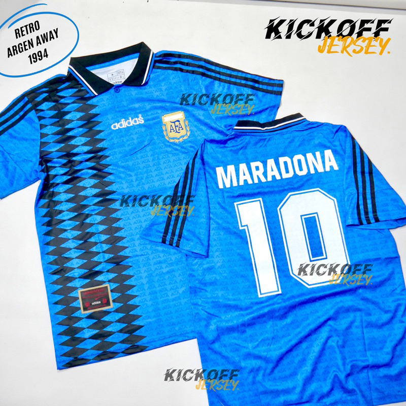 (RETRO) JERSEY RETRO ARGENTINA AWAY 1994 GRADE ORI