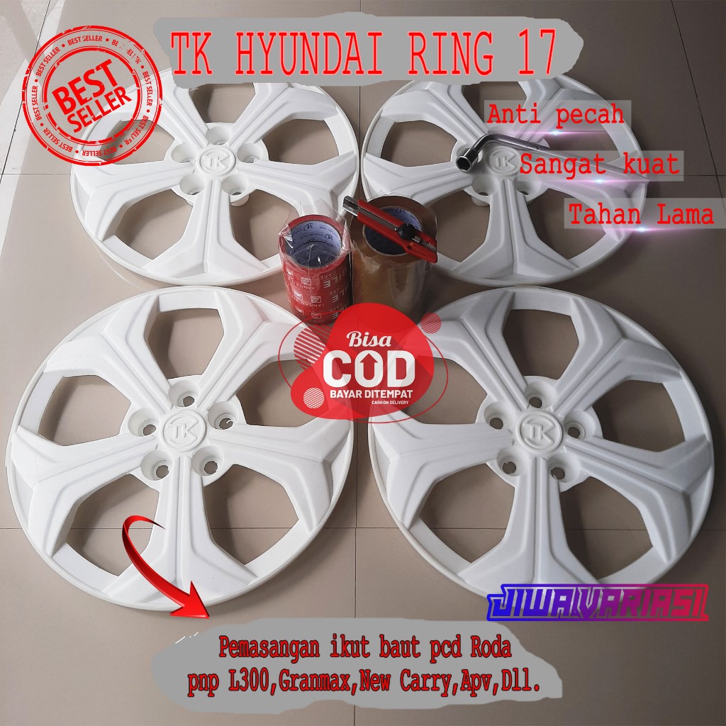 WHEELDOP TK R17 HYUNDAI HARGA 4BIJI  WILDOP RING 17 ORI