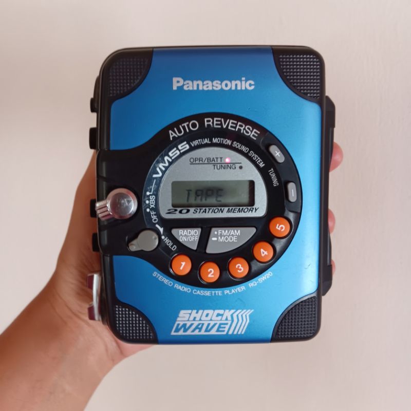 Panasonic Shock Wave RQ-SW20 | Stereo Radio Cassette Player | Walkman