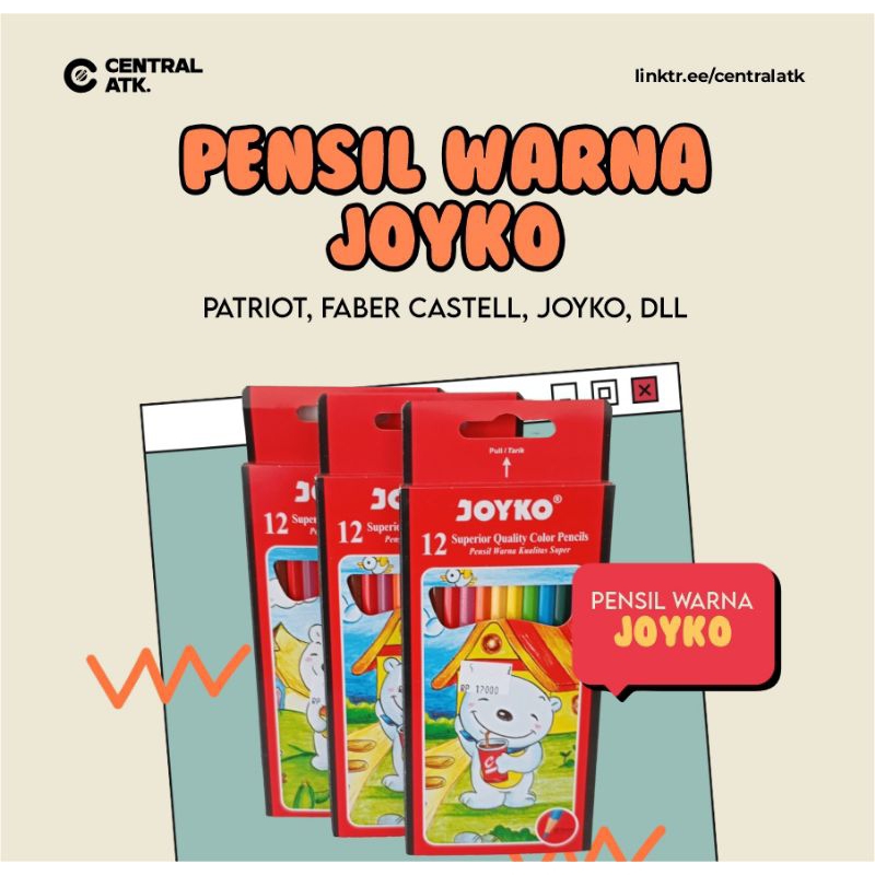 

Joyco pensil warna superior quality