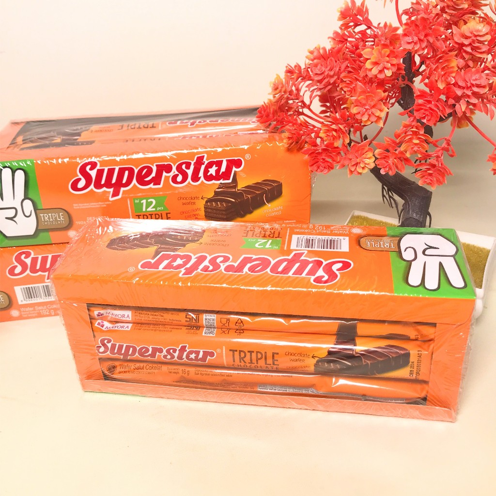 

Superstar Triple Chocolate (Box isi 20 pcs)