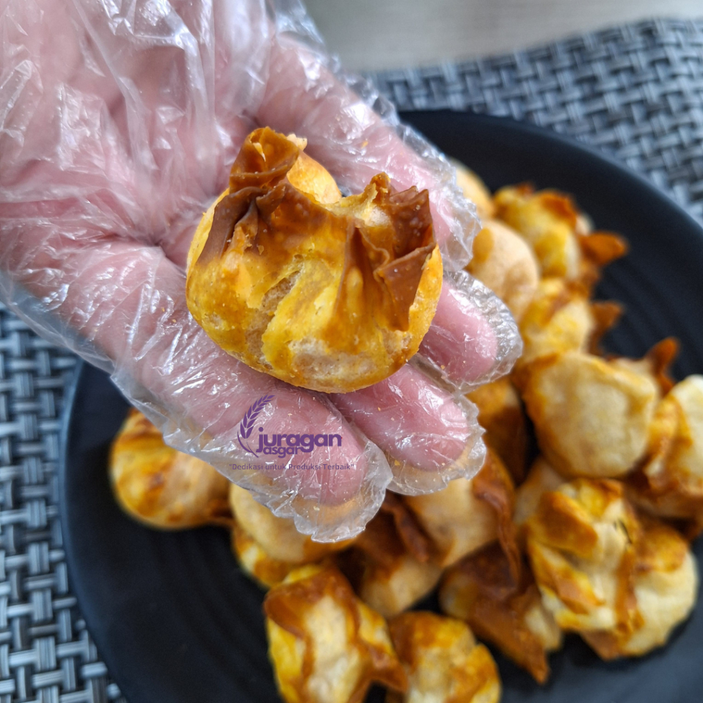 

CUANKI SIOMAY KERING ( ISI 25 BIJI ) Topping Asli Garut