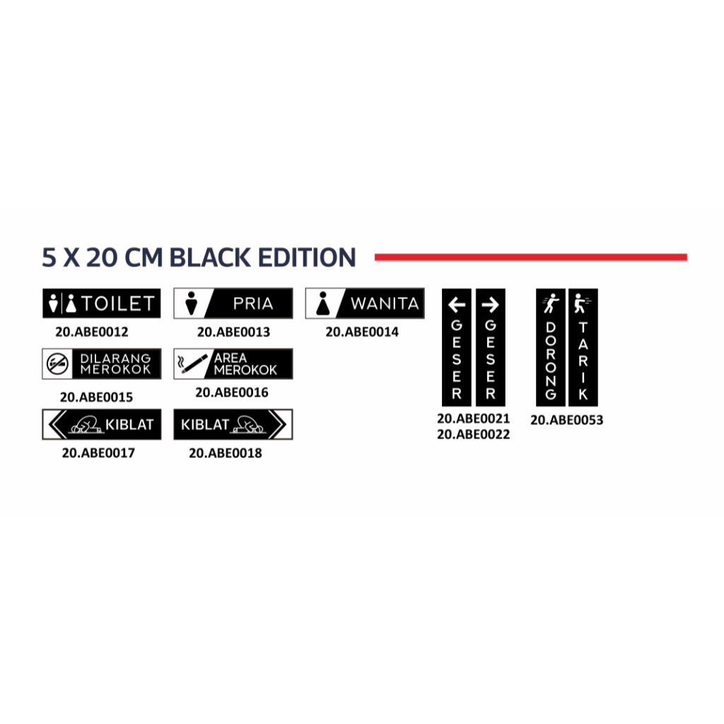 

BoyQo Acrylic Sign ukuran 20 X 5 CM Edisi Hitam | Akrilik Tulisan | Papan Tanda | Papan Petunjuk