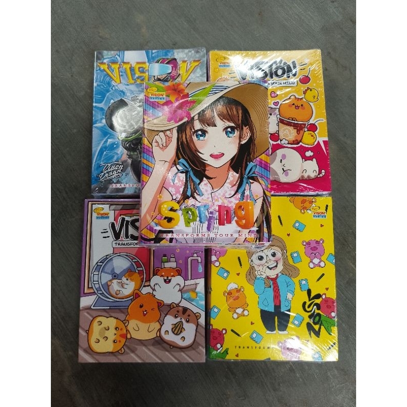 

1PAK BUKU TULIS VISION 38LEMBAR ISI 10PCS