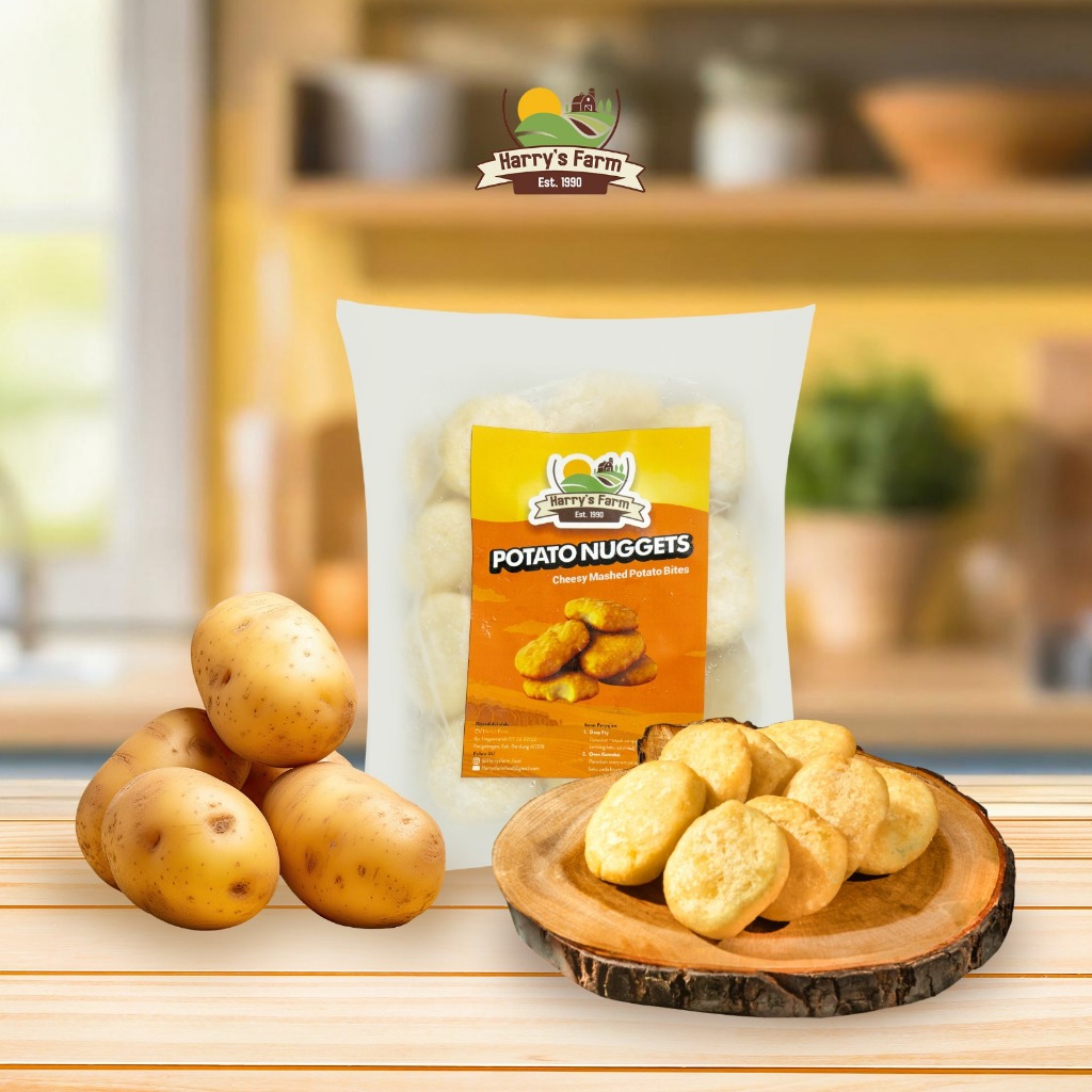 

Kentang Goreng Frozen | Cheesy Potato Nuggets