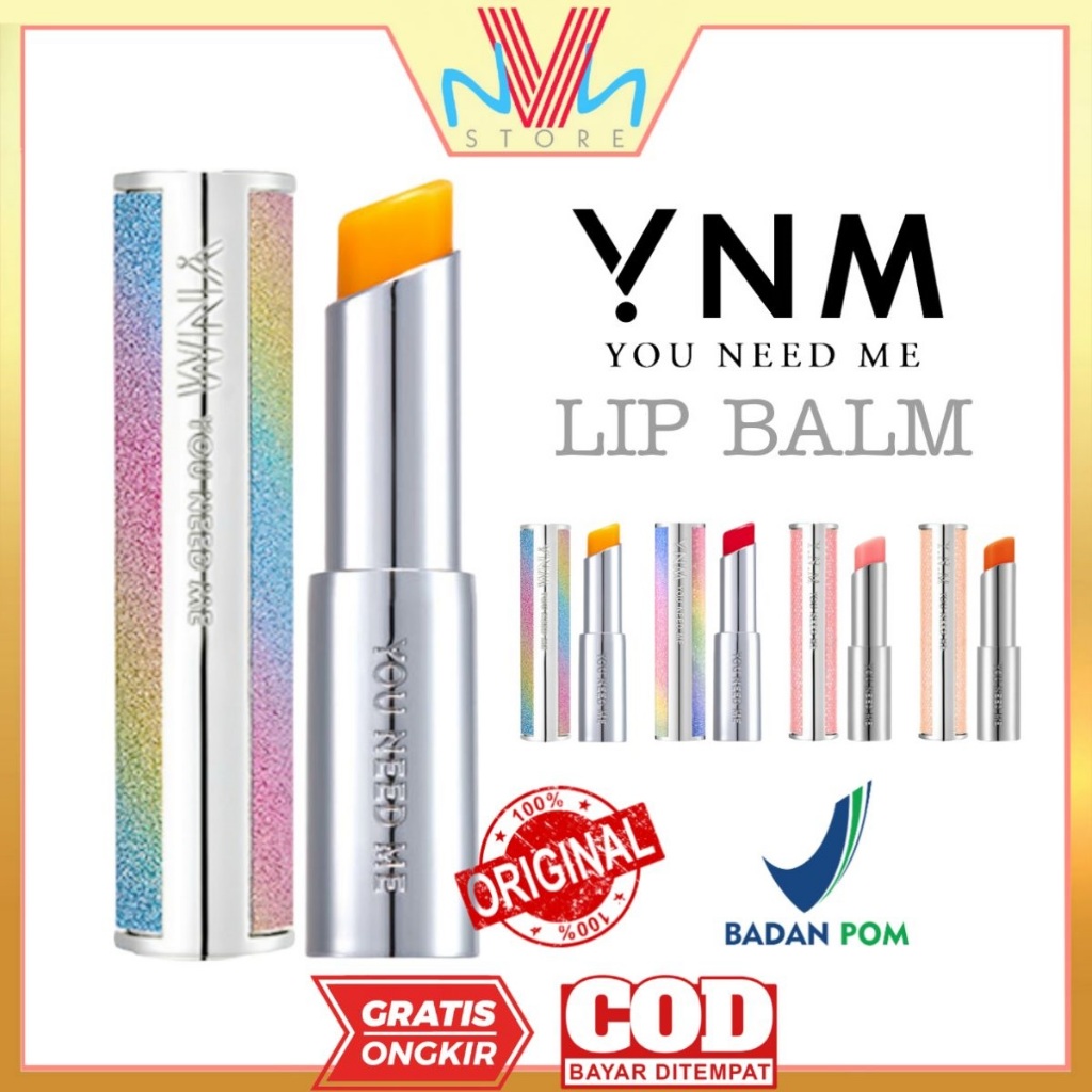 YNM LIP BALM KOREA ORIGINAL - YNM RAINBOW UNICORN HONEY LIP BALM - YNM CANDY HONEY LIP BALM