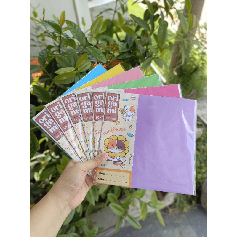 

369 - Origami / Kertas Lipat size 20 x 20 - isi 20 Lembar