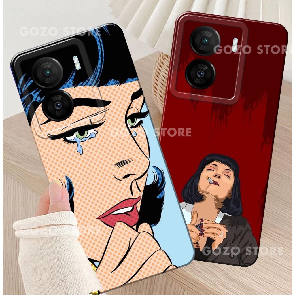 Softcase Untuk Redmi Pocophone C65/Redmi 13C Motif Cewek Aesthetic - Case Aesthetic - Case Keren - C