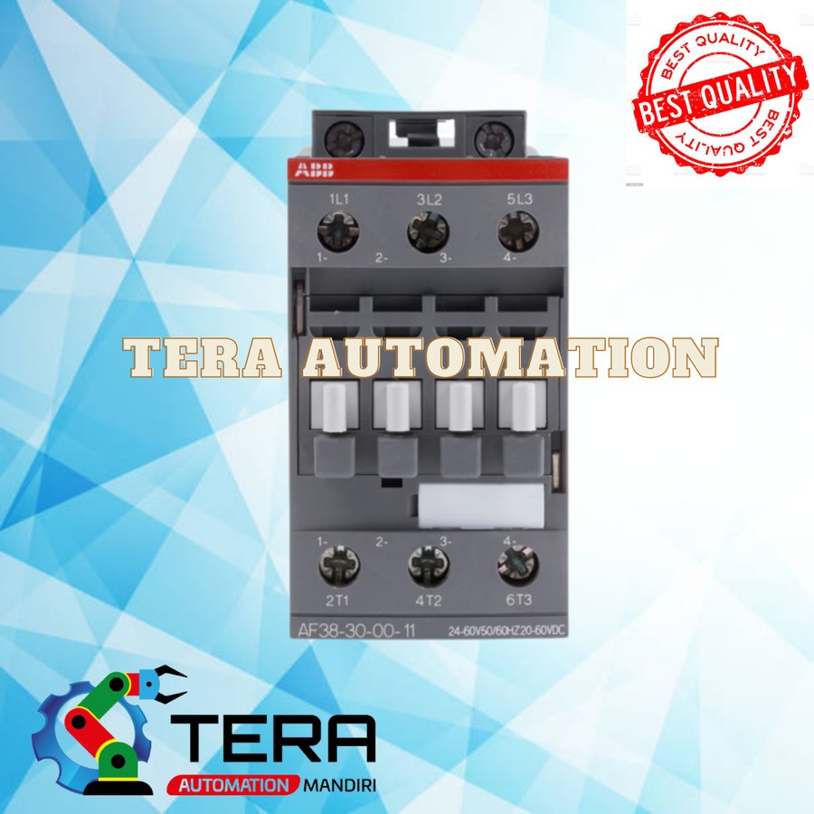 ABB AF38-30-00-11 CONTACTOR 3P 38A Coil 24-60V 1SBL297001R1100