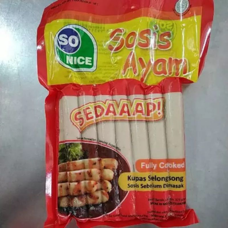 

Sonise sosis ayam 375gram