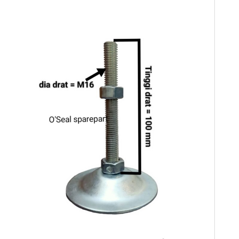 kaki adjuster M 16/adjuster foot kaki meja M 16