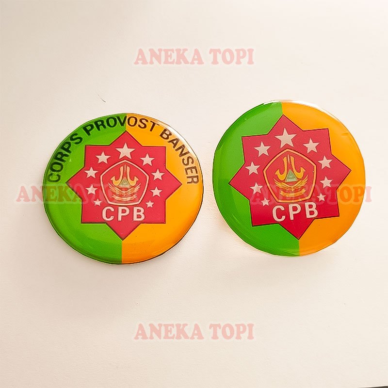 Pin CPB Pin Bros Logo Corp Provost Banser Emblem Banser - Aneka Topi