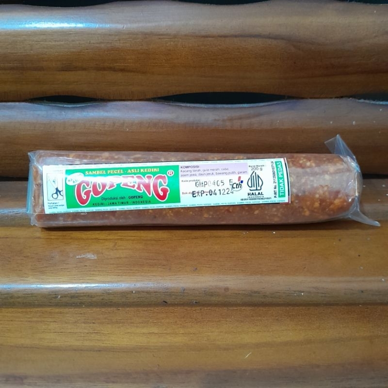 

Sambel Pecel Kediri Gopeng Rasa Tidak Pedas 200 gram