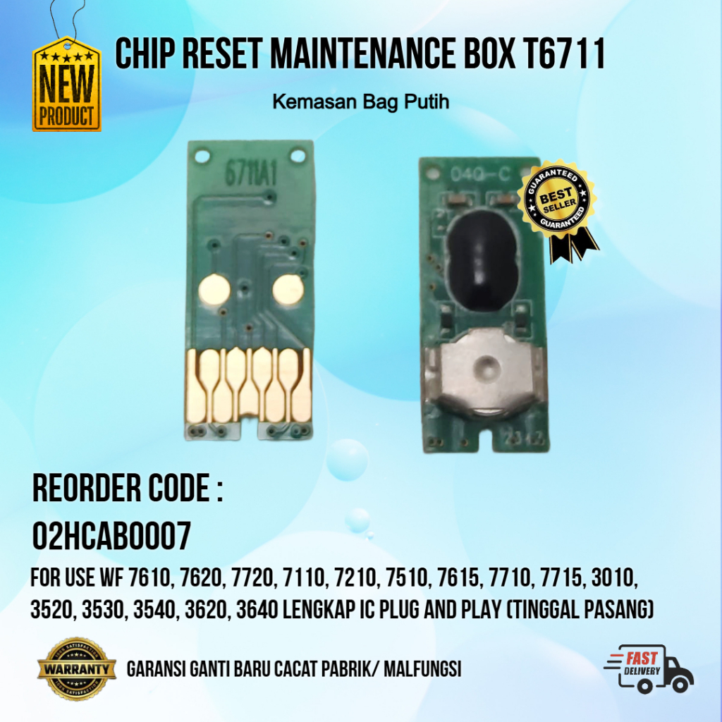 CHIP RESET MAINTENANCE BOX T6711