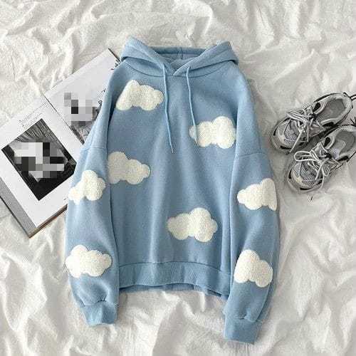 Sweater Wanita Oversize Cloud Sky XXL - Pakaian Wanita
