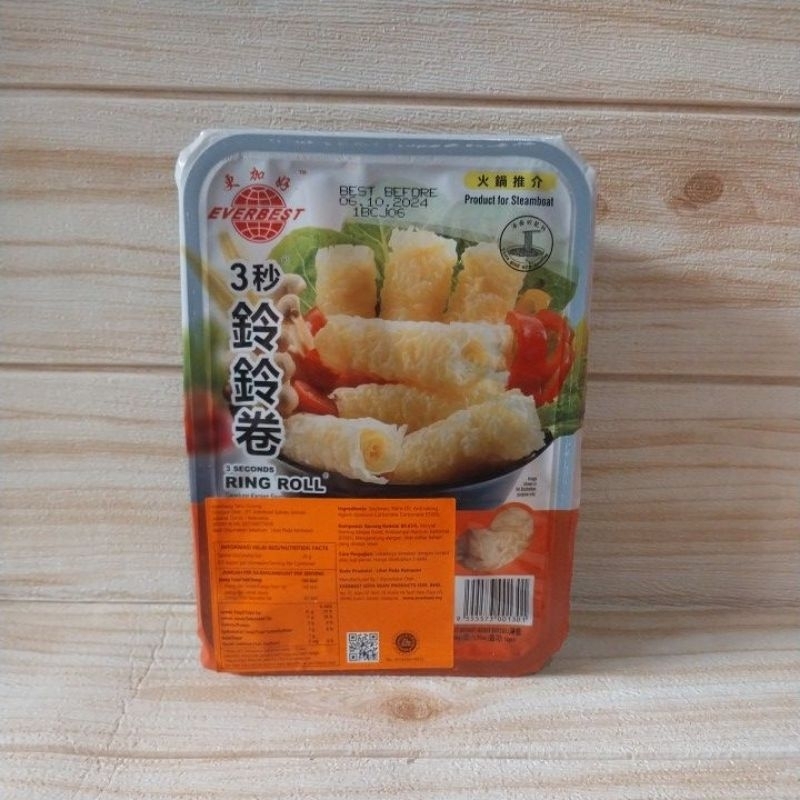 

Everbest Ring Roll Vegetarian 168gr (Isi 14pcs)