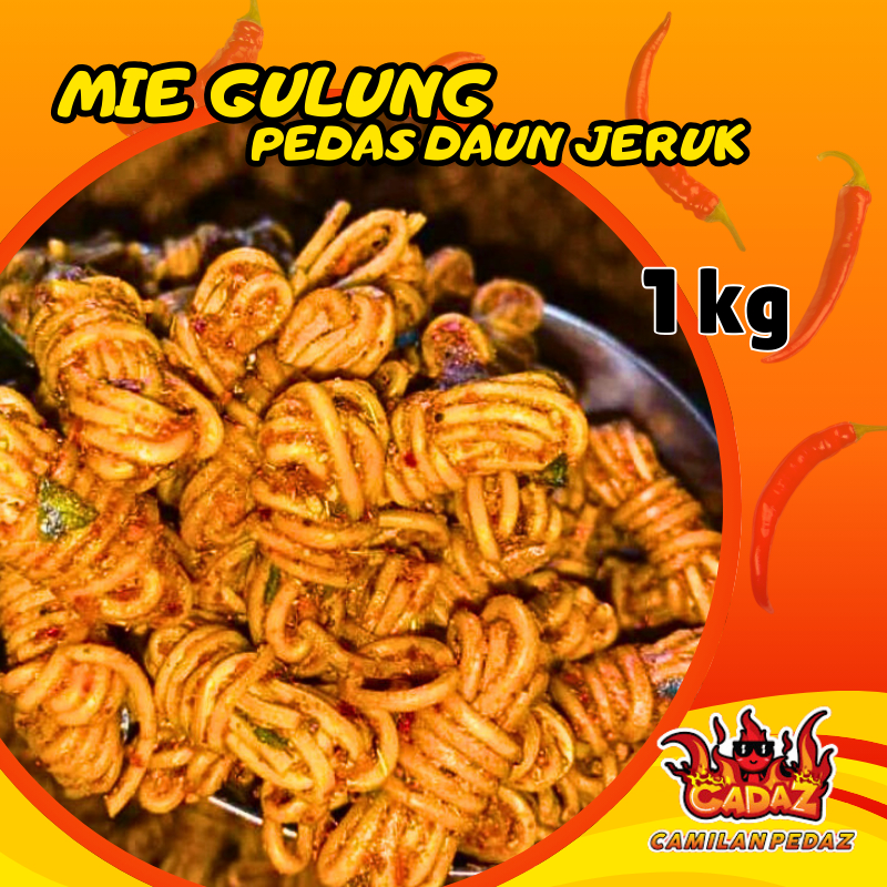 

1 KG MIE GULUNG VIRAL PEDAS DAUN JERUK