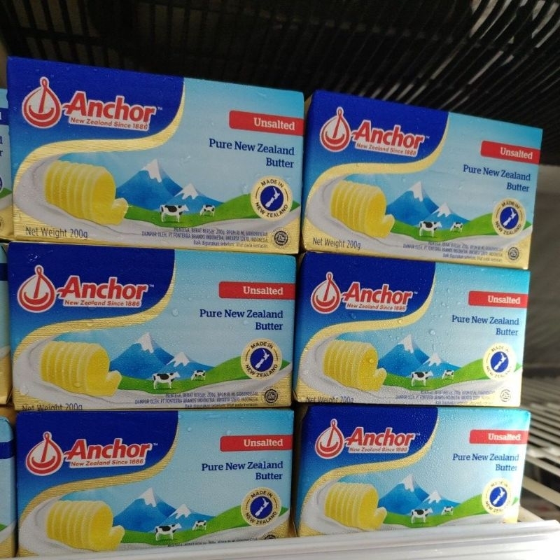 

ANCHOR BUTTER UNSALTED 200 gr