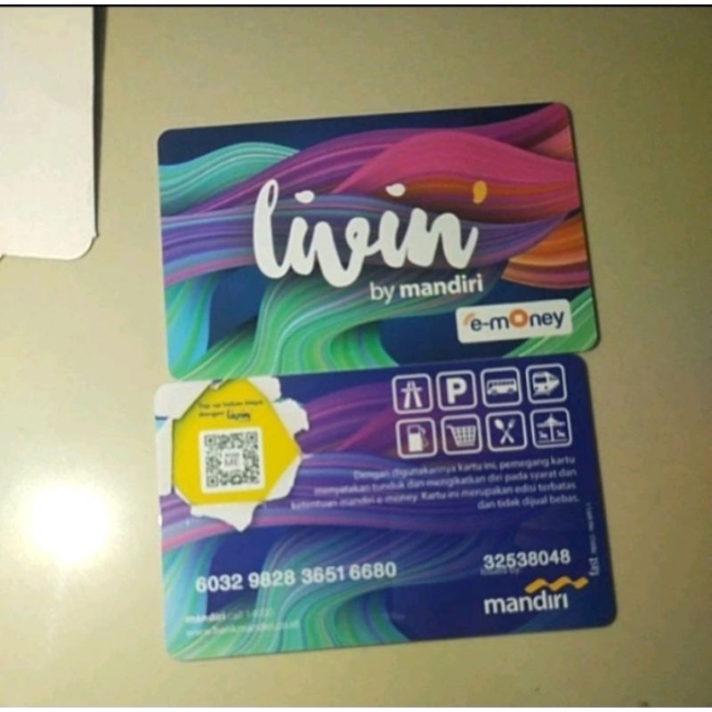 emoney livin mandiri violet