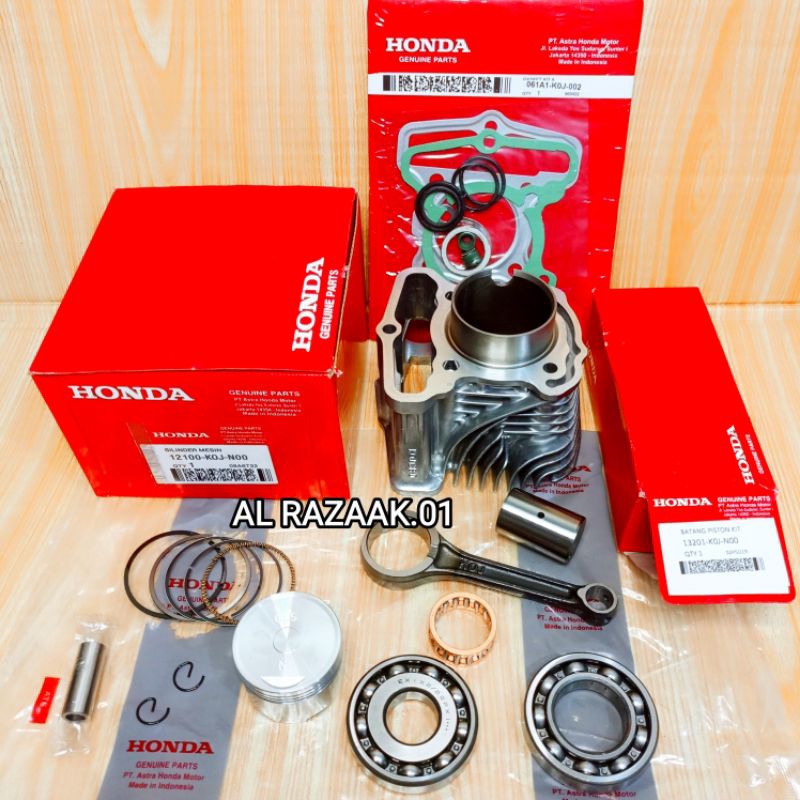 BLOK SEHER KOMPLIT 4, AITEM HONDA GENIO / BEAT DELUXE/BEAT STREET/SCOOPY 2020 KOJ