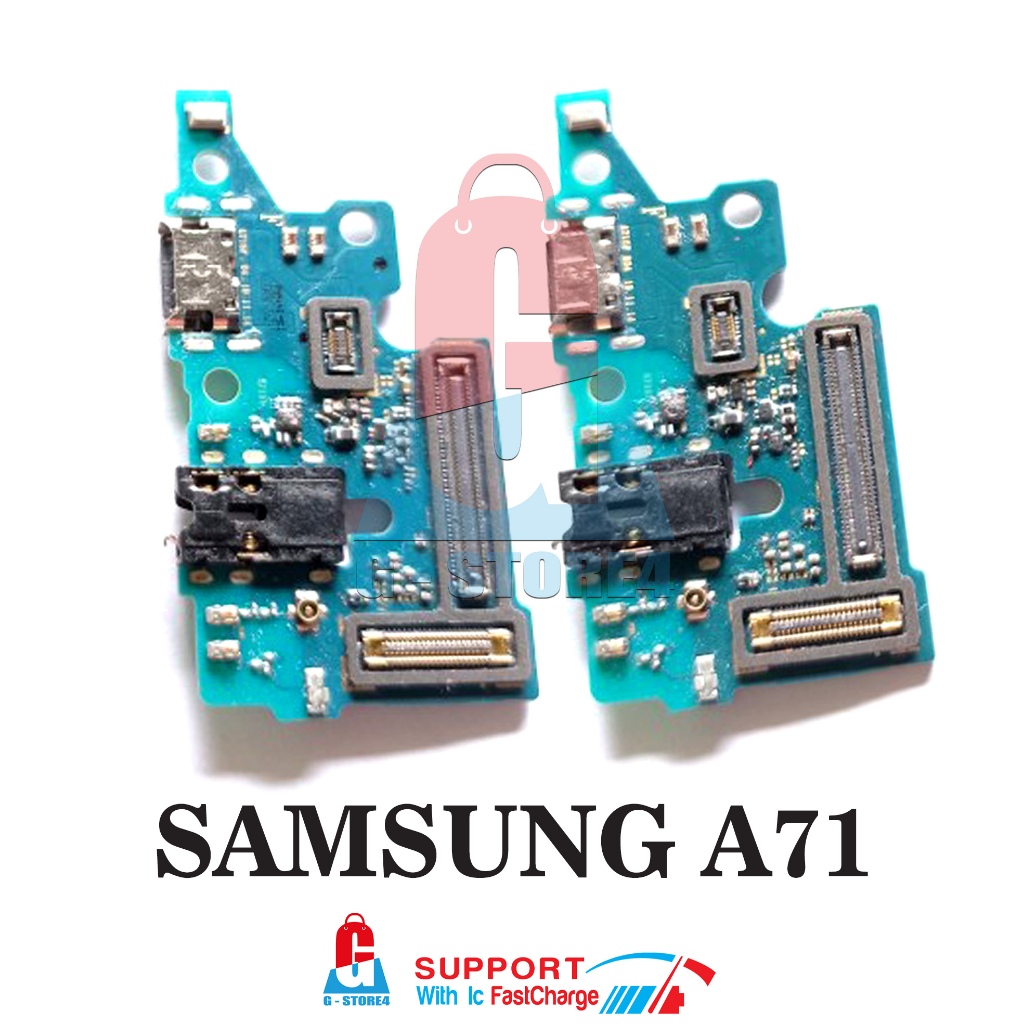 PAPAN CAS SAMSUNG A71 / PCB CHARGER SAMSUNG A71 NEW ORIGINAL KOMPONEN IC