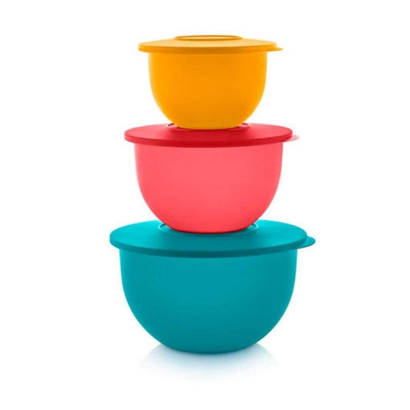 mixing bowl Tupperware/wadah Tupperware