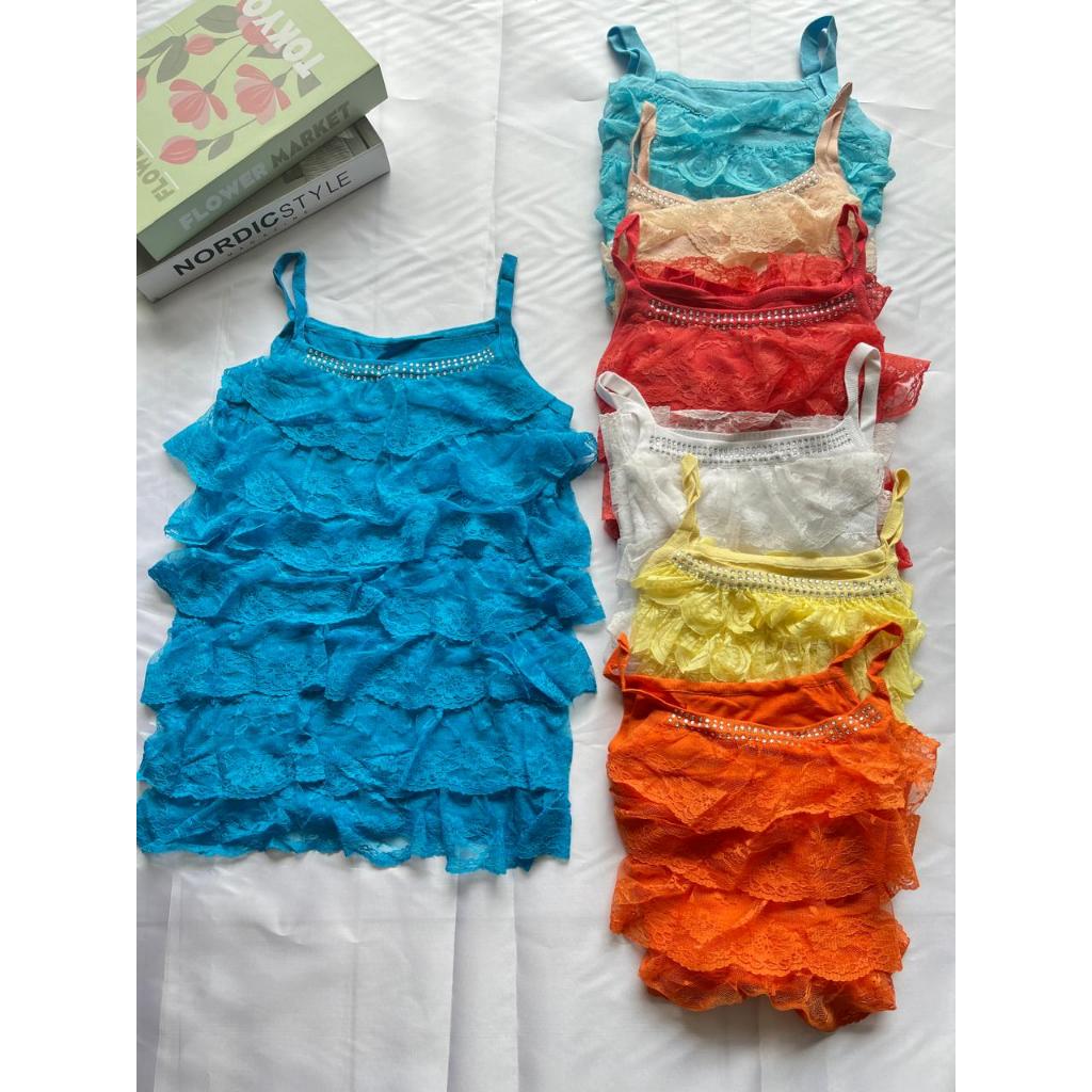 Tanktop Renda Import / Tank Top Dalaman Wanita