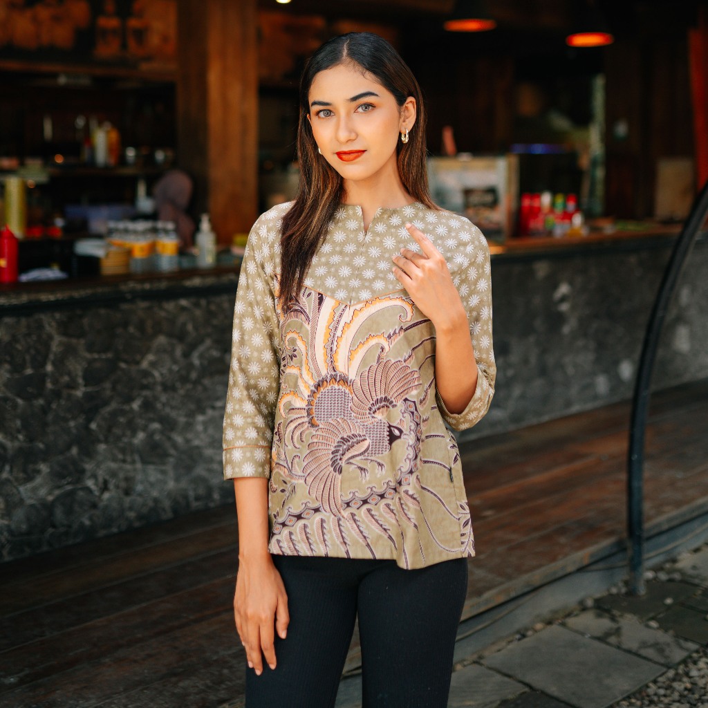Hadinata Batik Wanita Blouse Puspa Pandu