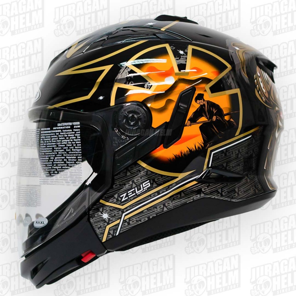 Zeus ZS613C Modular AJ20 Black/Orange