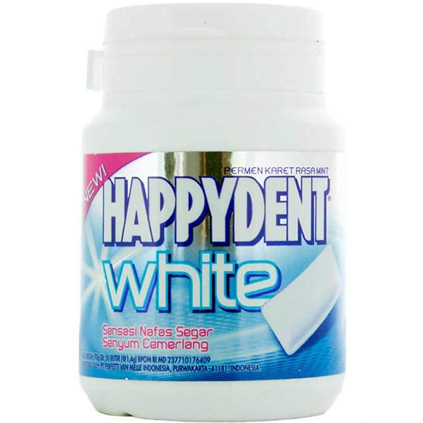 

HAPPYDENT White Permen Karet 44'S 61.6gr