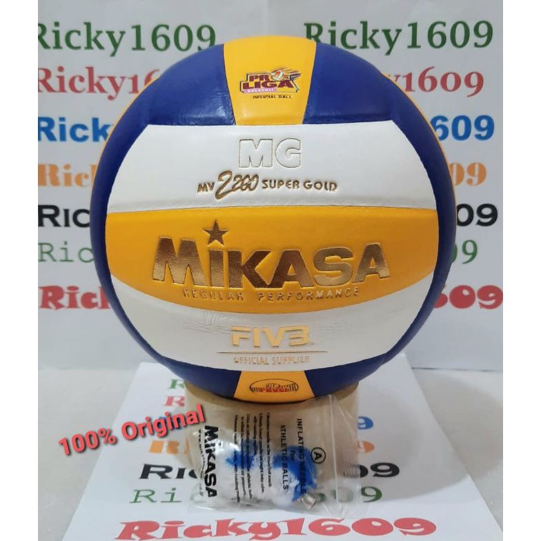 KODE K55S BOLA VOLLY MIKASA MV 22 SUPER GOLD  VOLLY MIKASA MV 22 Z SUPER GOLD  BOLA VOLI MIKASA MV 2