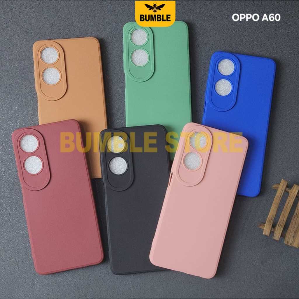 Oppo A60 Softcase Pro Camera Warna  Case Oppo A60