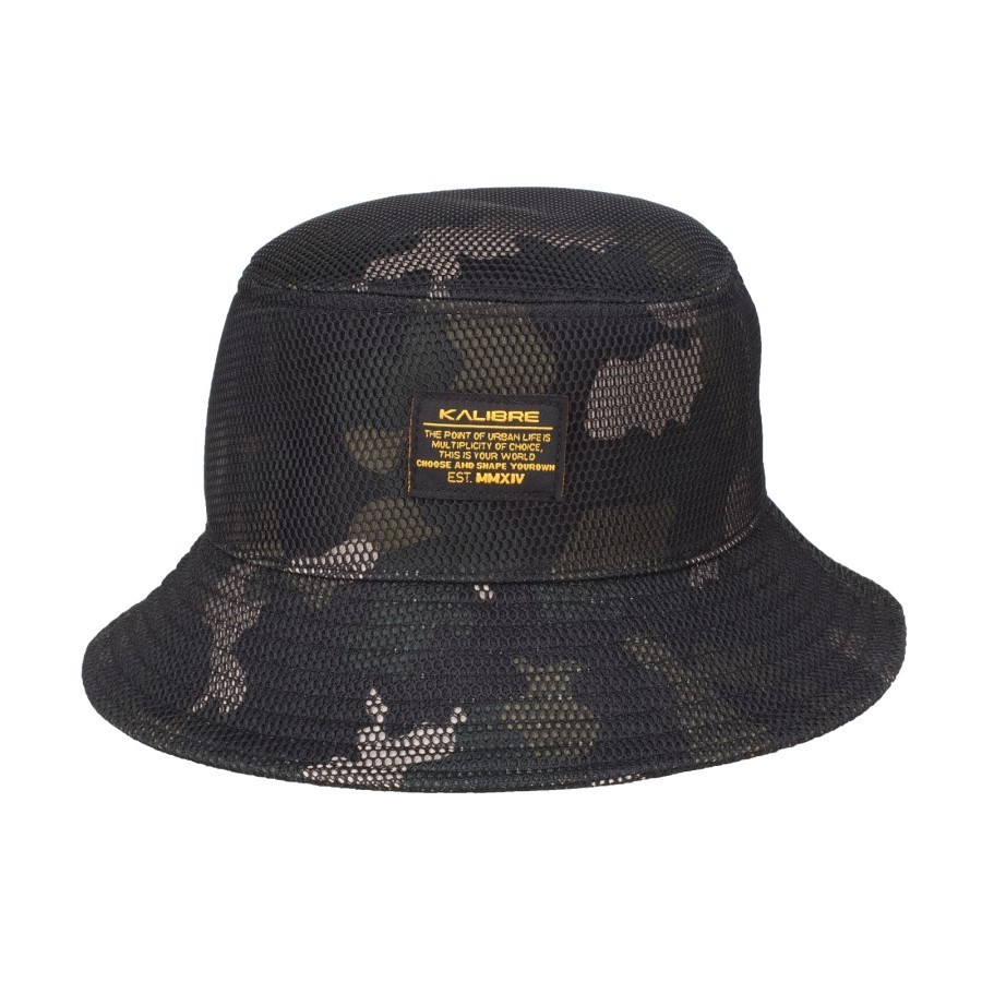 Topi Kalibre Bucket Hat Black-Army 991953081 / 991953 081 Original topi tentara topi loreng topi pri