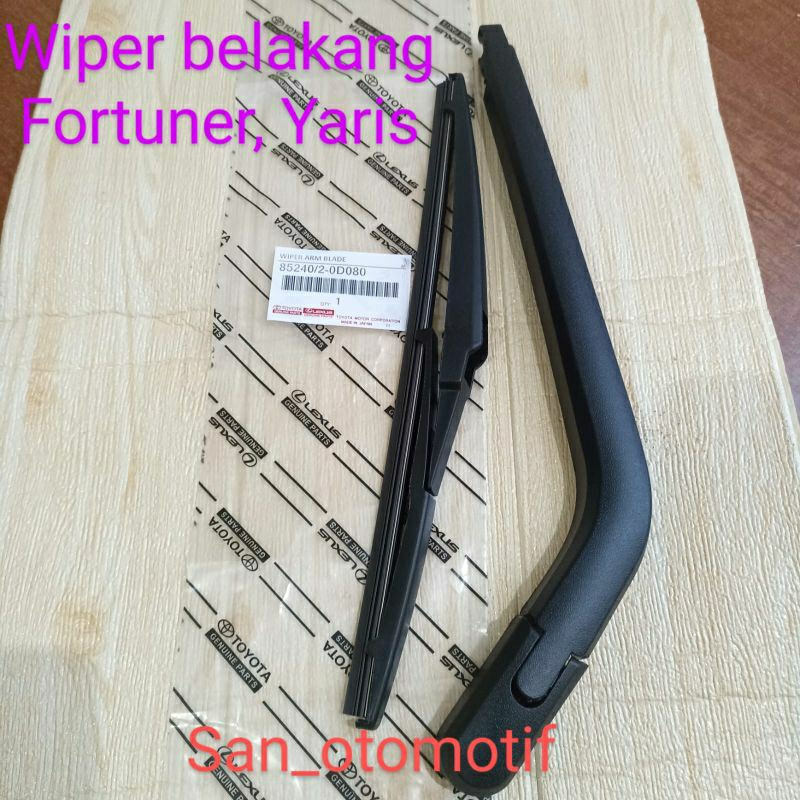 Wiper belakang Blade Toyota Fortuner Yaris 2003-2015 original