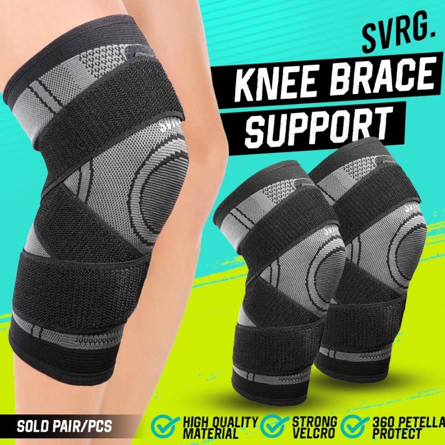 KODE X18P SVRG Knee Brace Support  Patella Compression Protector  Deker Lutut