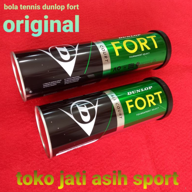 KODE U12F Bola Tenis Dunlop Fort  ATP Original Bola Tenis Dunlop ATP