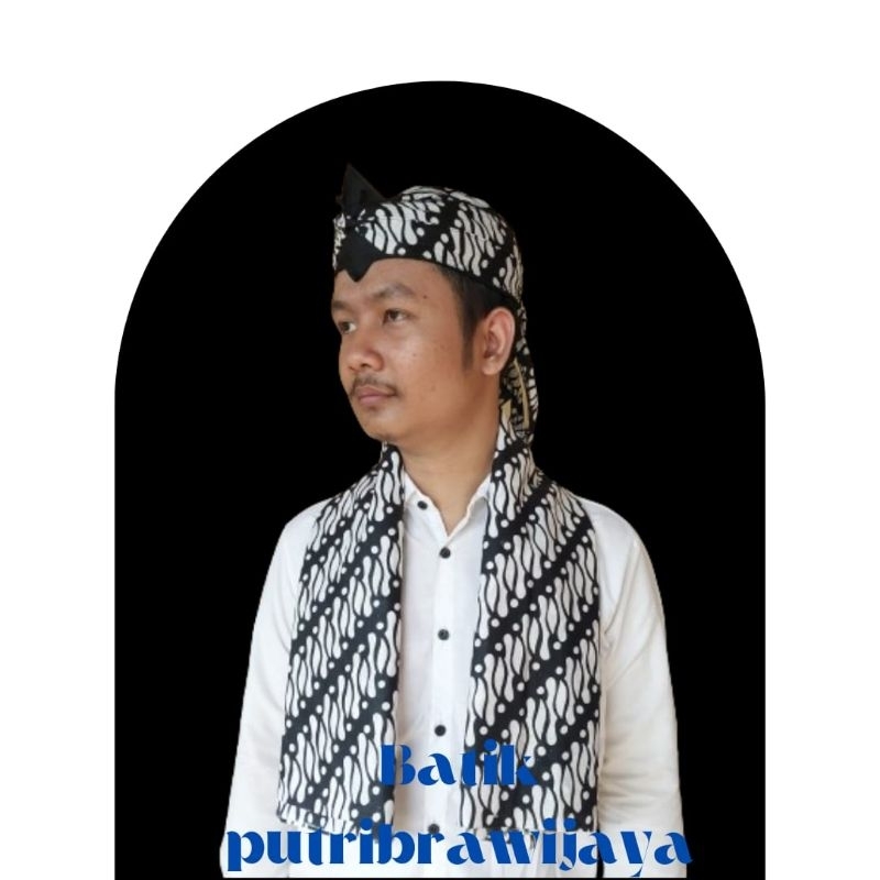 SELENDANG BATIK I CUKIN BATIK COKLAT BETAWI SYAL BATIK PRIA WANITA ANAK SAMPAI DEWASA