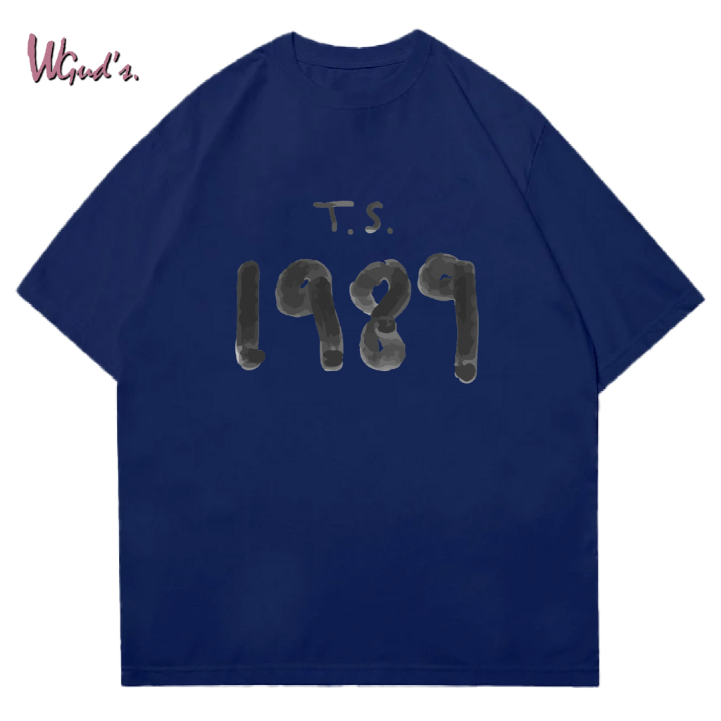 WGUD'S Cotton Combed 30S T-shirt T.S. 1989 [sablon DTF] Unisex Pria & Wanita *PREMIUM QUALITY*-NAVY