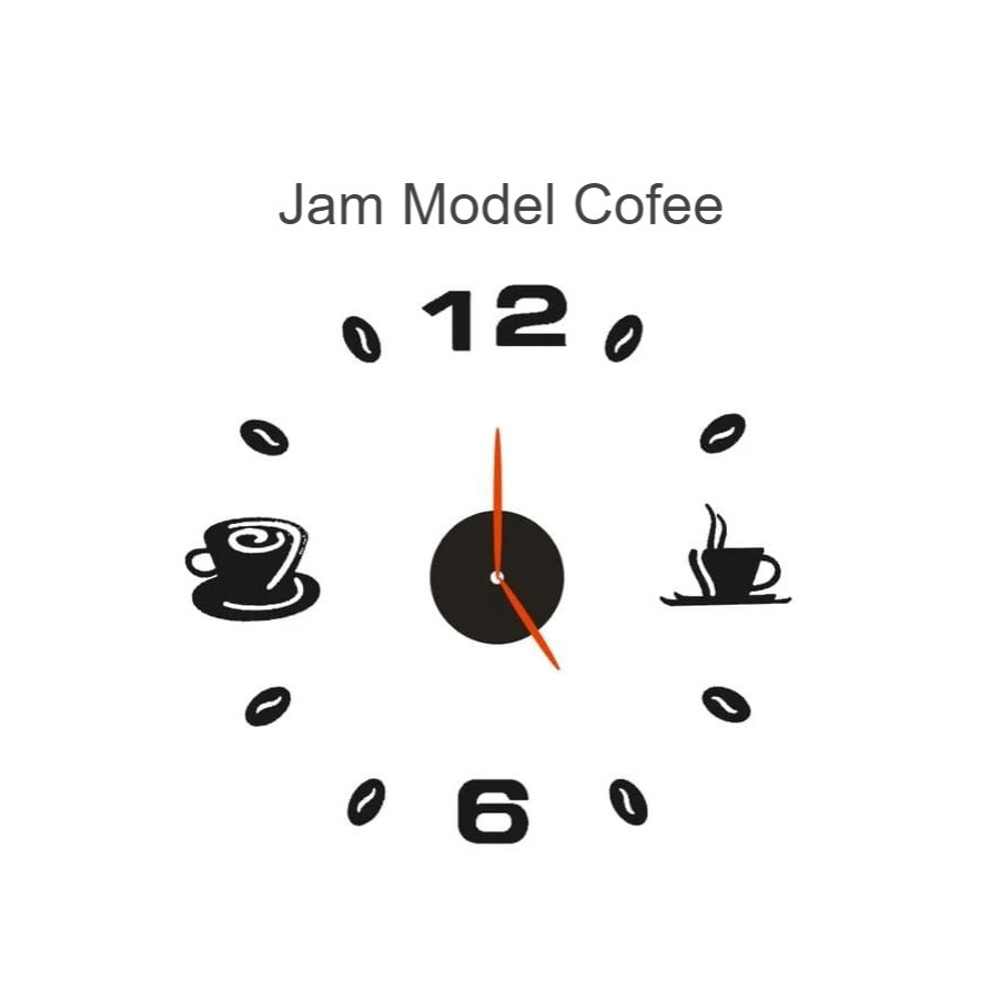 Jam Dinding 3D Jam Dinding Tembok Analog/ Jam Dinding Import/ Jam Dinding Acrylic/ Jam Dinding Tempe