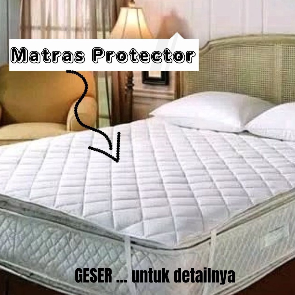 Pesan cepat Matras Protektor 18x2 16x2 9x2 12x2 2x2 Spring bed Matrass Protector Tebal Alas Kasur Ti